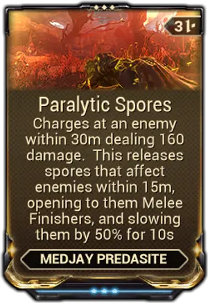 Paralytic Spores mod card