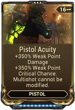 Pistol Acuity mod card