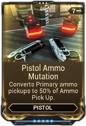 Pistol Ammo Mutation mod card