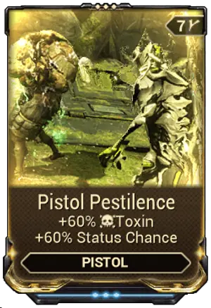 Pistol Pestilence mod card