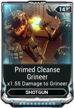 Primed Cleanse Grineer mod card