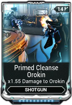 Primed Cleanse Orokin mod card