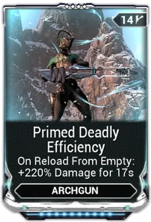 Primed Deadly Efficiency mod card