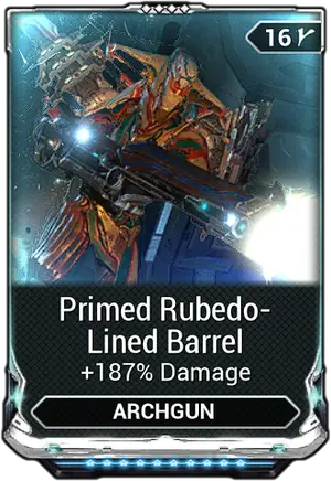 Primed Rubedo-Lined Barrel mod card