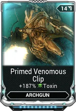 Primed Venomous Clip mod card