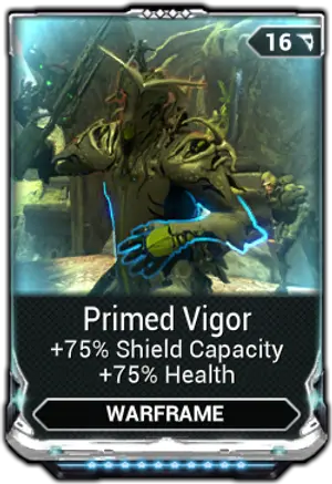 Primed Vigor mod card