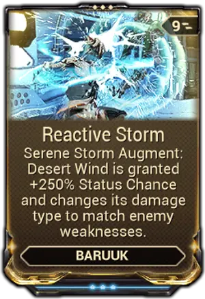 Reactive Storm mod card