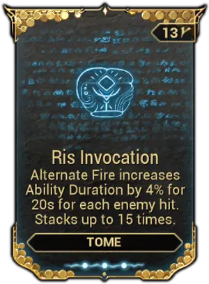Ris Invocation mod card