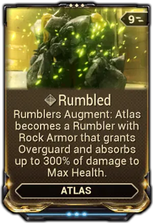 Rumbled mod card