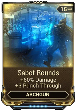 Sabot Rounds mod card