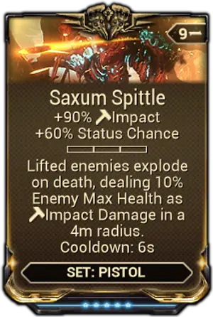 Saxum Spittle mod card