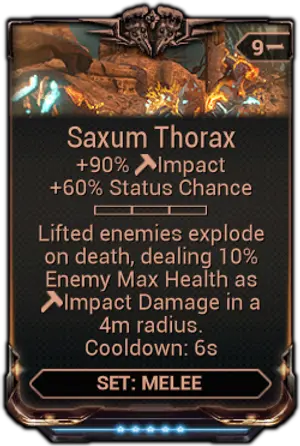Saxum Thorax mod card