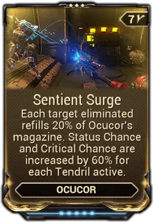 Sentient Surge mod card