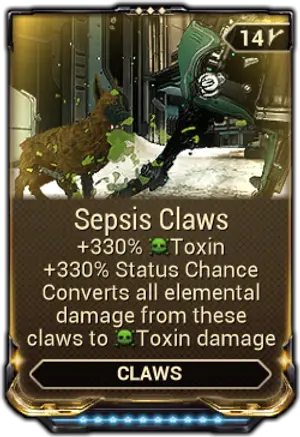 Sepsis Claws mod card