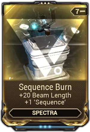Sequence Burn mod card