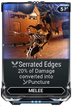 Serrated Edges mod card