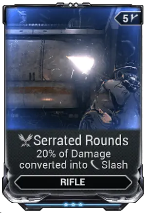 Serrated Rounds mod card