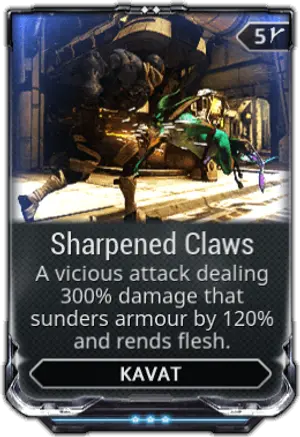 Sharpened Claws mod card