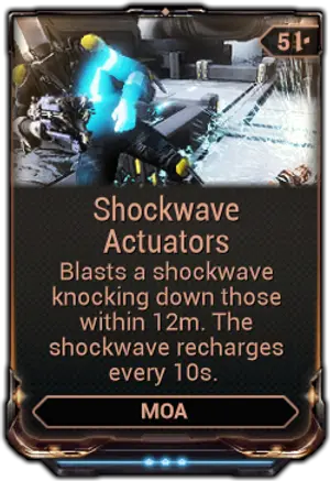 Shockwave Actuators mod card