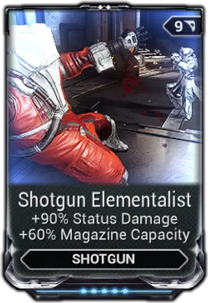 Shotgun Elementalist mod card