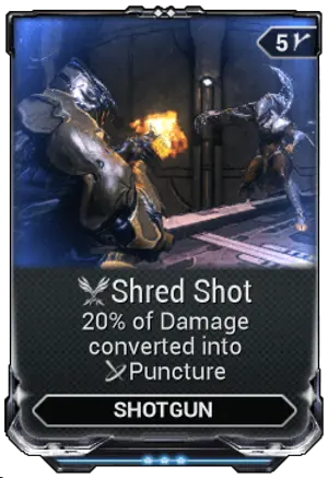 Shred Shot mod card