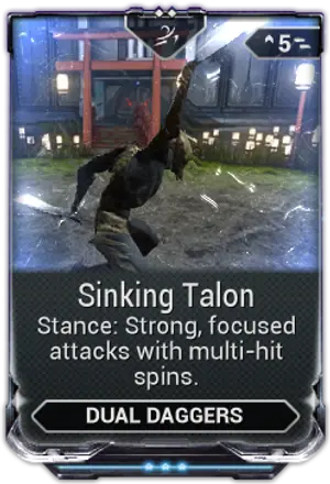 Sinking Talon mod card
