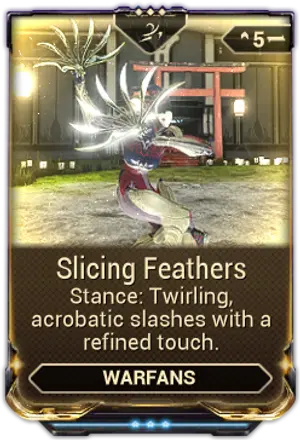 Slicing Feathers mod card