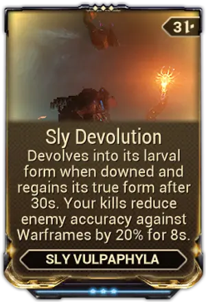 Sly Devolution mod card