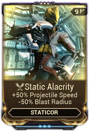 Static Alacrity mod card