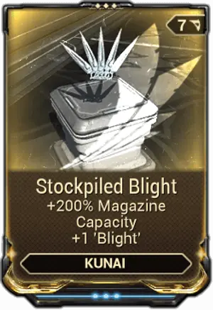 Stockpiled Blight mod card