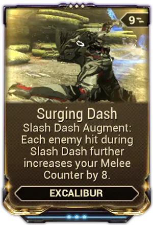 Surging Dash mod card