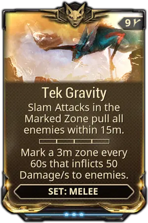 Tek Gravity mod card