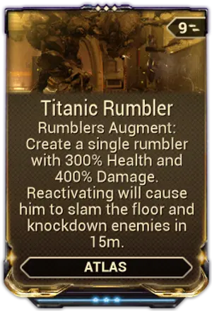 Titanic Rumbler mod card