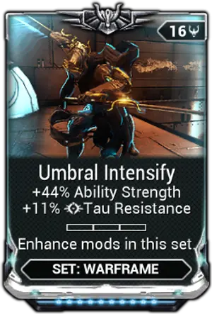 Umbral Intensify mod card
