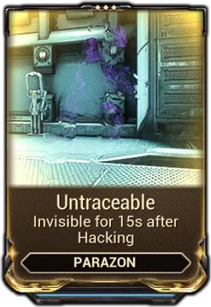Untraceable mod card