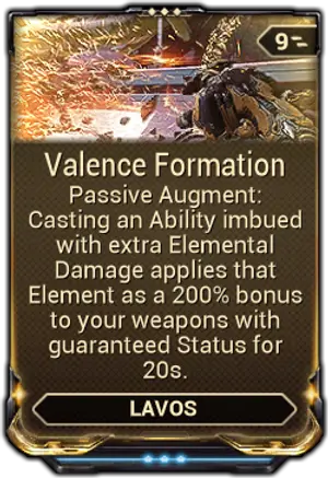 Valence Formation mod card