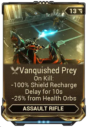 Vanquished Prey mod card