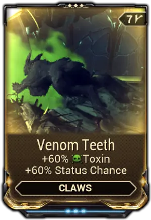 Venom Teeth mod card