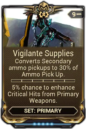 Vigilante Supplies mod card