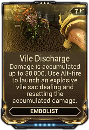Vile Discharge mod card
