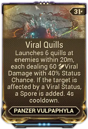 Viral Quills mod card