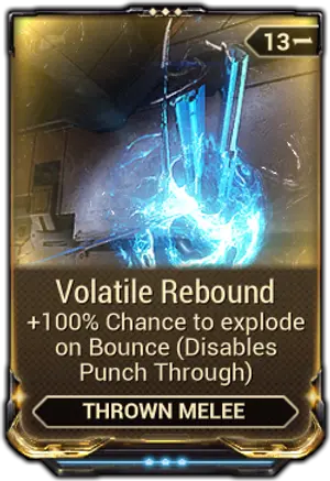 Volatile Rebound mod card