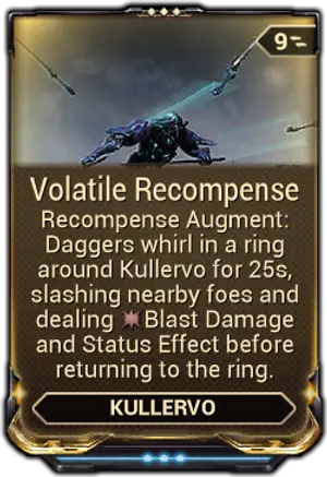 Volatile Recompense mod card