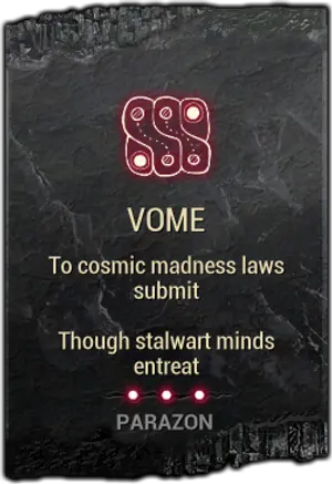 Vome mod card