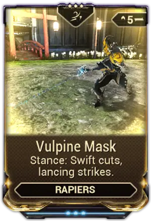 Vulpine Mask mod card
