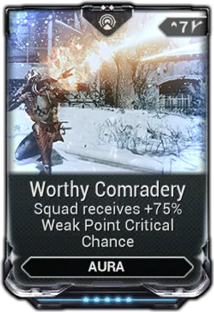 Worthy Comradery mod card