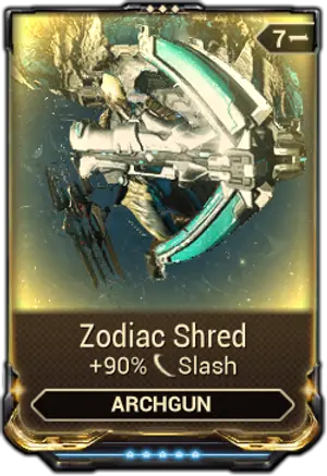 Zodiac Shred mod card